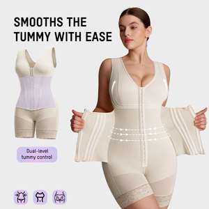 <span class=keywords><strong>Faja</strong></span> Moldeadora de Alta Compresión <span class=keywords><strong>para</strong></span> <span class=keywords><strong>Mujer</strong></span>, Postparto, Levanta Busto, Aplana Abdomen, Entrenador de Cintura, Control de Abdomen, <span class=keywords><strong>Faja</strong></span> Moldeadora de Cuerpo Completo - Product Image 4