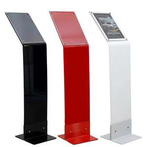 Floor standing A4 thick literature holder acrylic info display stand for car show