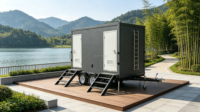Remorque WC publique mobile préfabriquée, toilettes portables extérieures pour sites touristiques, événements et chantiers de construction