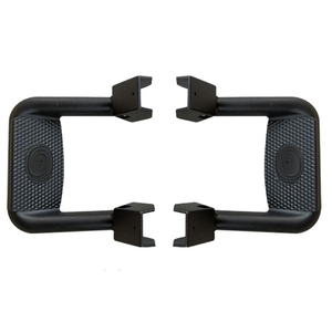 JOESHIER Accessoires de voiture 4x4, marchepieds latéraux, revêtement en poudre noire, aluminium moulé, antidérapant, barre latérale pour pick-up, pédales universelles - Product Image 6