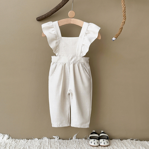 Jumpsuit bayi musim panas baru 2025 dengan Jumpsuit musim panas Lengan terbang kecil - Product Image 6