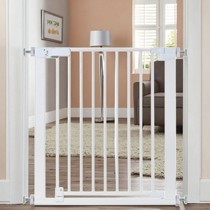 Barrière de sécurité pour bébé en métal, facile à installer, pour escalier, fixation par pression, barrière de sécurité pour enfant - Product Image 4