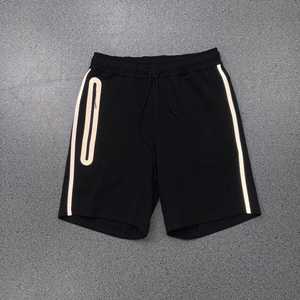 Usine Logo Personnalisé Tech Polaire Réfléchissant Hommes Pantalon Lourd Zip Style Garçon Short De Course Casual Réfléchissant Pantalon De Survêtement - Product Image 4