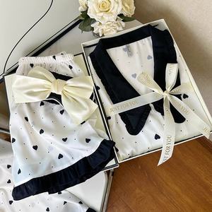 Fabricante Mayorista de <span class=keywords><strong>Pijamas</strong></span> Personalizados para Mujer, Ropa de Dormir Femenina de Lujo, Camisón de Satén, Conjunto de <span class=keywords><strong>Pijamas</strong></span> para Mujer - Product Image 1