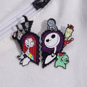 Pin Badge Logam Karakter Anime Grosir Berbagai Desain, Pin Enamel Lunak Harga Pabrik untuk Natal dan Hari Nasional - Product Image 4