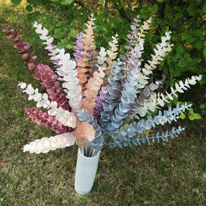 गर्म बिक्री शादी की सजावट कृत्रिम यूकेलिप्टस छोड़ देती है फूल के पौधे - Product Image 6