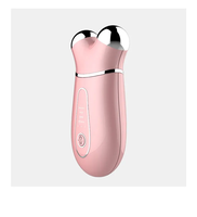 Microcourant Pulse Massage Visage Rouleau chaleur V-Face Lifting Machine Rajeunissement De La Peau Anti-Rides Beauté Dispositif