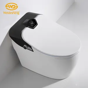 डब्ल्यूसी स्मार्ट पूरी तरह से शौचालय सीट स्वत: स्वयं साफ अंग्रेजी आवाज प्लेबैक के लिए स्मार्ट डब्ल्यूसी 110 के साथ वोल्टेज छिपा पानी की टंकी