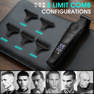 Cortadora de Cabello Eléctrica DSP con Pantalla LCD, Funciona con Batería, para Uso Doméstico, con Peines Guía - Product Image 5