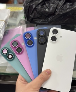 Coque arrière avec lampe de poche Flex et chargement sans fil et objectif de caméra pour iPhone 14/15/16plus Pro PM remplacement - Product Image 2