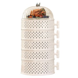Multi Layer Food <b>Cover</b> <b>Plastic</b> Dustproof Fly Proof <b>Table</b> <b>Cover</b> For Kitchen Storage Summer Use 20-35L Capacity - Product Image 2