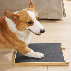 Wooden dog nail file, small dog climbing <b>ladder</b>, nail file, foldable pet toy, pet nail scraper - Product Image 1