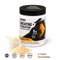 Poudre d'hydratation à la créatine OEM ODM |   5g de créatine monohydrate, 2,5g de bétaine anhydre |   Certifié GMP, 30 portions |   Échantillonnage rapide