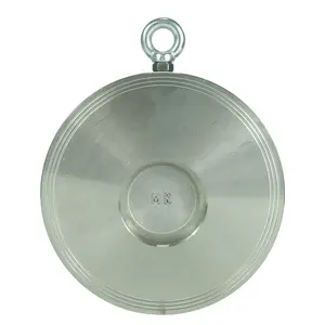 Válvula de retención de oblea oscilante de un solo disco delgado de placa única de acero inoxidable 304/316 DKV CF8 DN100 PN16
