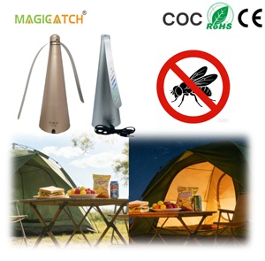 Ultraleichtes 165g Festes PP Umweltfreundliches Tragbares Fliegenabwehrgerät mit Langlebiger Batterie USB-Betrieben für Outdoor - Product Image 1
