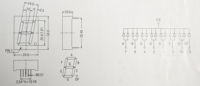 1 Zoll 1-stellige 7-Segment-LED-Anzeige Weißes Licht Hohe Helligkeit für Outdoor-Geräte Anzeigemodul
