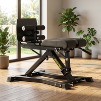 Zoshine Machine 3-en-1 pour presse à jambes et squat hack, banc d'entraînement réglable en acier robuste pour l'entraînement à domicile des jambes et des fessiers