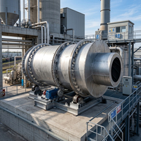 Four rotatif à haute température pour la calcination, à économie d'énergie, diamètre 1,2-5,5 m, pour le traitement du calcaire, du ciment, de la dolomite et des déchets miniers