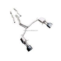 Tuyau d'échappement Ss304 prix usine pour Audi C7 S6 S7 Rs6 Rs7 4.0t Catback d'échappement avec embouts