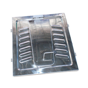 Inodoro de Acero Inoxidable Changwang con Tapa Abatible, Diseño Integrado para Uso Público Rural - Product Image 4