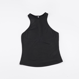 Camiseta sin mangas con cadena en la espalda, estilo sexy y atractivo, de color sólido, transpirable y tejida para mujer - Product Image 2