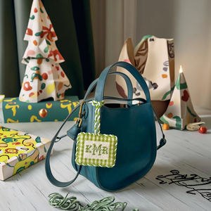 Nhà Máy Bán buôn tùy chỉnh Monogram gingham needlepoint thêu túi xách quyến rũ - Product Image 4