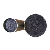 Revêtement de convertisseur catalytique de substrat en nid d'abeille de transporteur en métal Euro4 200cpsi pour le système d'échappement à trois voies automobile