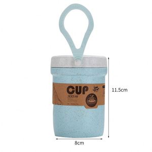 Taza de Viaje de Paja de Trigo Biodegradable, Reutilizable y Ecológica, de 420 ml, con Logotipo Personalizado en Color de Lujo, para Regalos Empresariales - Product Image 2