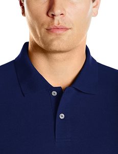 Polo d'été à coupe irrégulière en coton, pour hommes, vêtement en coton - Product Image 4