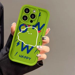 Coques de téléphone tendance Graffiti Imp <span class=keywords><strong>Ghost</strong></span> <span class=keywords><strong>Shell</strong></span> pour iPhone 16 15 Pro Max 14 13 12, couleur bonbon, étui arrière - Product Image 5