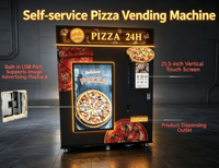 Máquina Expendedora de Pizza Automática de Alta Rentabilidad, Pantalla Táctil de 22 Pulgadas, Conservación de Calor Automática