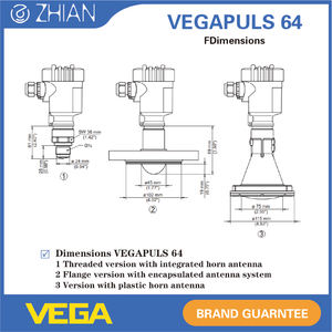 Kleiner Lagert ank mit engem Raum 80 GHz Rühr paddel Heiz spule Mess pegels ensor VEGAPULS64 PS64 <span class=keywords><strong>Radar</strong></span> füllstand messer - Product Image 5