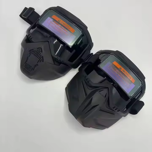 Lente <span class=keywords><strong>de</strong></span> atenuación automática Protector facial completo Casco <span class=keywords><strong>de</strong></span> soldadura Protección contra el polvo Máscaras <span class=keywords><strong>de</strong></span> seguridad con protector facial <span class=keywords><strong>de</strong></span> vidrio Protección ocular <span class=keywords><strong>para</strong></span> soldadores - Product Image 5