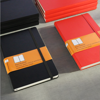 Carnet de notes professionnel A5 en cuir couleur macaron avec reliure thermique et couture, bloc-notes ligné, journal créatif