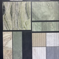 Carrelage en travertin populaire à rainures, panneau mural en pierre beige, rainure concave en marbre pour la décoration murale de la salle de bain, carrelage en travertin, carrelage poli