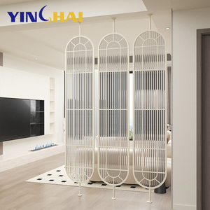 OEM Contemporary Stainless Steel Laser Cut Panel Living <strong>Room</strong> <strong>Divider</strong> Swivel <strong>Screens</strong> <strong>Room</strong> <strong>Dividers</strong> Black Metal Partitions - Product Image 2