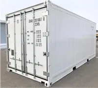 Chambre froide préinstallée mobile en conteneur de 20 pieds, chambre froide de plain-pied