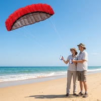 SEE17 SUNEYE Sport Zone Dual-Line Soft-Body Tissu à carreaux sans cadre Stunt Kite Logo-Modèle gratuit Bleu/Jaune/Vert