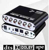 Decodificador de audio Dac 51 placa Dolbi Toslink convertidor digital a analógico 5,1 sistema de cine en casa Dts AC3