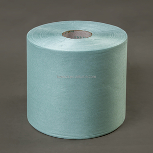Blue Embossed Roll Perforated Nonwoven <strong>Lint</strong> <strong>Free</strong> Highly <strong>Absorbent</strong> Industrial Cleaning All-Purpose <strong>Wipes</strong> - Product Image 2