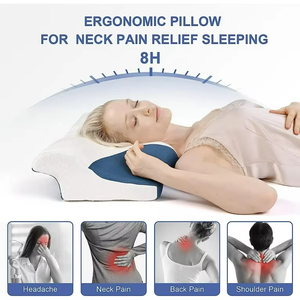 <span class=keywords><strong>Cuscino</strong></span> Cervicale in Memory Foam a Forma di Farfalla per Coppie, Protezione Contro il Dolore al Collo e <span class=keywords><strong>Decubito</strong></span>, Sonno Profondo - Product Image 3