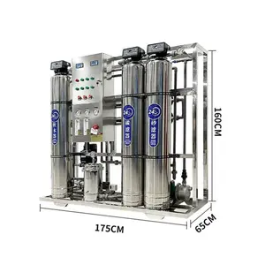 Tratamiento de agua industrial 500LPH RO filtración de agua equipo de ósmosis inversa para agua potable