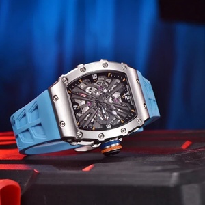 Montres à quartz pour homme PAGANI DESIGN PD-1738, mouvement VH65, cadran squelette, étanche 100 m, montre sport rectangulaire en verre saphir pour homme - Product Image 2