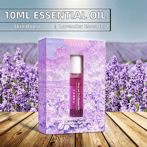 10ml Portable Naturel Pur Organique Huile Essentielle Rouleau Marque Privée À La Main Frais Avec Des Fleurs De Cerisier Lavande Rose - Product Image 2