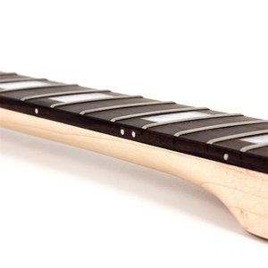 Kit de guitarra DIY personalizado sin terminar, cabezal de paleta sin acabar, mástil de guitarra de arce canadiense atornillado, 22 trastes - Product Image 4