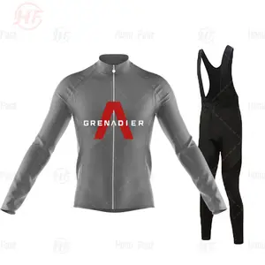 2021 INEOS Triathlon Men Spring Autumn Grenadier Long Sleeve Wear MTB Ropa Ciclismo Outdoor Bike Clothes Cycling Bib Pants