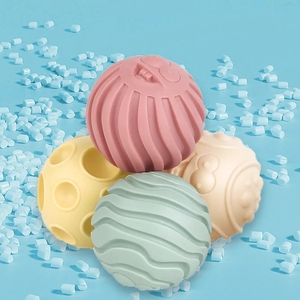 <span class=keywords><strong>Interactive</strong></span> 3D Touch Hand Soft Balls Blocs de construction éducatifs précoces pour bébés Jouets en caoutchouc souple pour jouet de bain - Product Image 5