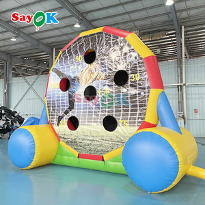 เกมหลายเกมเด็กและผู้ใหญ่ยักษ์ PVC ฟุตบอลพองฟุตบอลกอล์ฟเป้าหมายกระดานโผปราสาทสไตล์เกมขาตั้งสําหรับขาย - Product Image 4