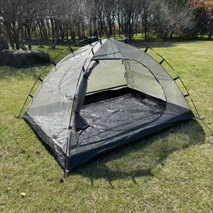 Tente de camping double couche, une chambre, trois saisons, imperméable et résistante au vent, anti-UV, portable - Product Image 4