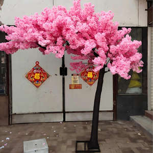 BL-AP15 Plantes artificielles de printemps, arbre de cerisier artificiel, décoration extérieure pour mariage et hôtel, cerisiers artificiels roses personnalisés - Product Image 1
